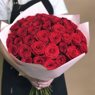 Букет из 41 красной розы (40  см)