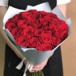 Букет из 33 красных роз (40 см)